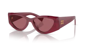 MIU MIU MU 06YS M (54  16)  WITH VIOLET LENSES AND ROOD FRAME